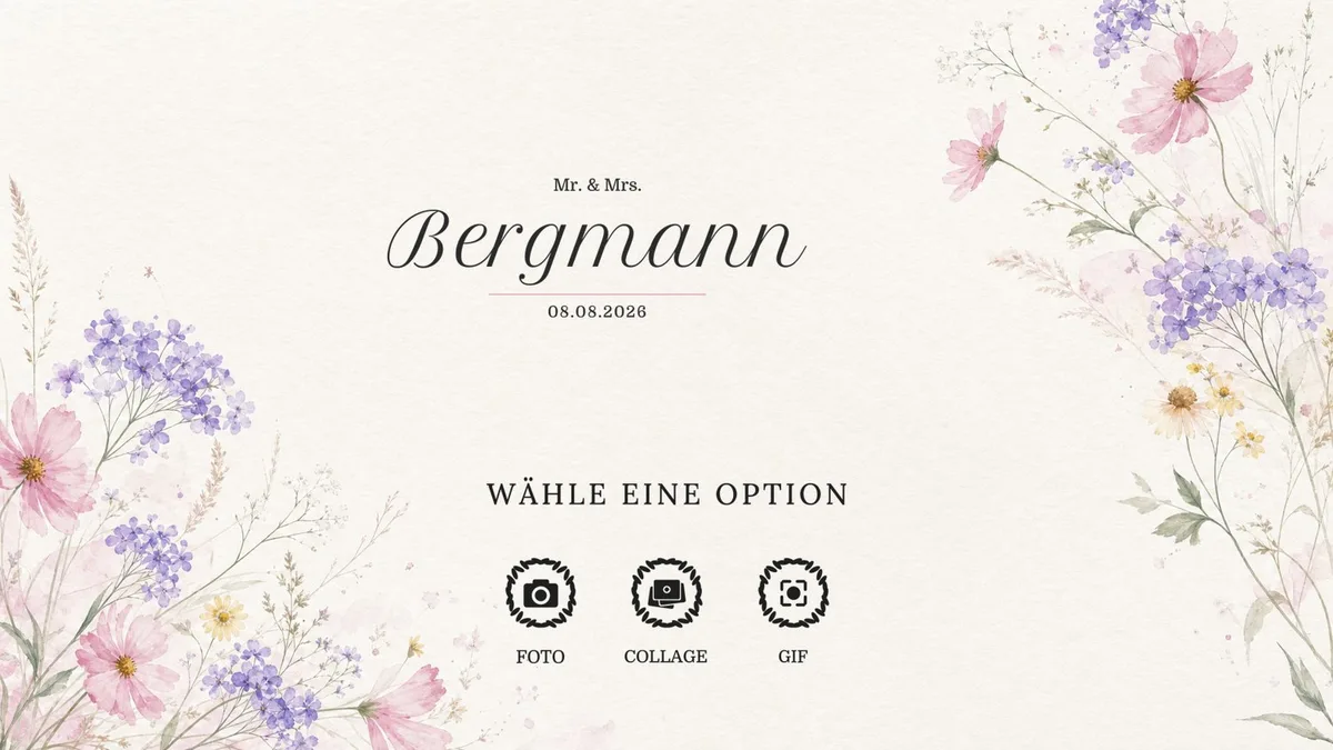 Gepresste Wiesenblüten